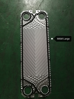 OEM M6 Replacement Stainless Steel Heat Exchanger Plates For Water Cooling