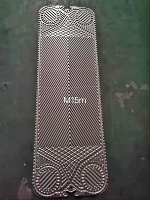 Stainless Steel M15M Heat Exchanger Plates Gasket Temperature Resistant Surface