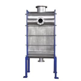 All Welded Plate Heat Exchanger Square Type For Water To Water Evaporator
