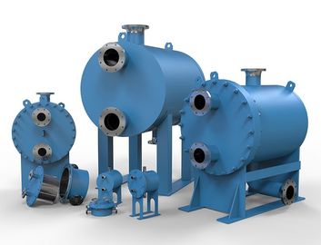 Water To Water Welded Plate And Shell Heat Exchanger  0.8mm-1.2mm Thickness