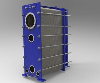 Industrial Condenser Plate Heat Exchanger  Light Machinery Waste Water Processing