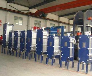 Welded Flat Plate Heat Exchanger , Plate Coolers Heat Exchangers High efficiency