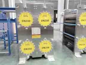 0.5mm Plate Hvac 1.0MPa 50m3/H Coil Heat Exchanger
