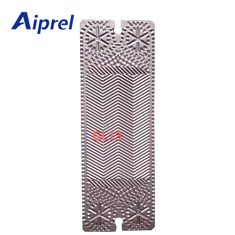 GL13 304 / 316 / Ti Heat Exchanger Plate Powder Coating Surface For Industrial