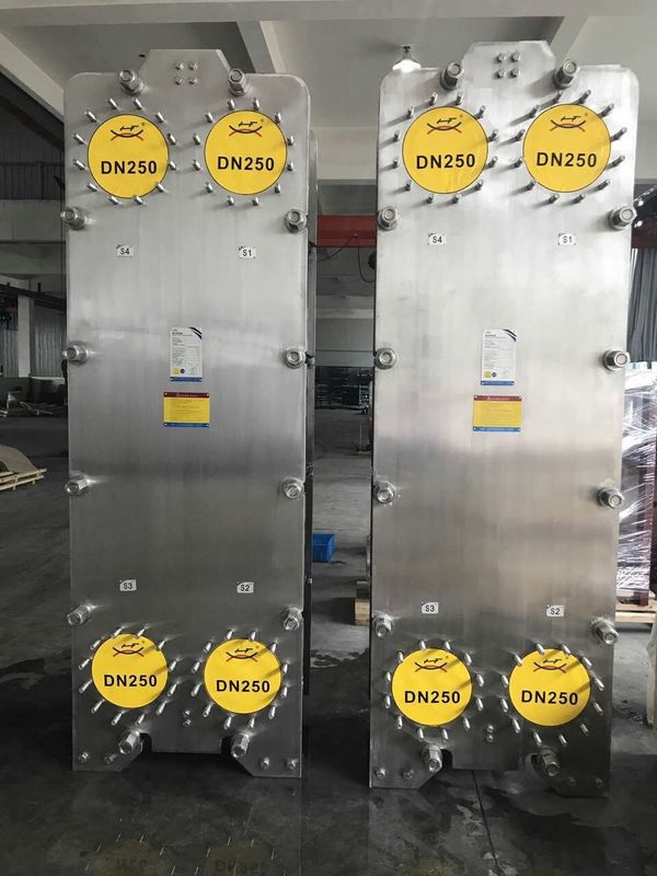NBR Gasketed Plate And Frame Heat Exchanger ,  Plate Type Cooler Sus Plate