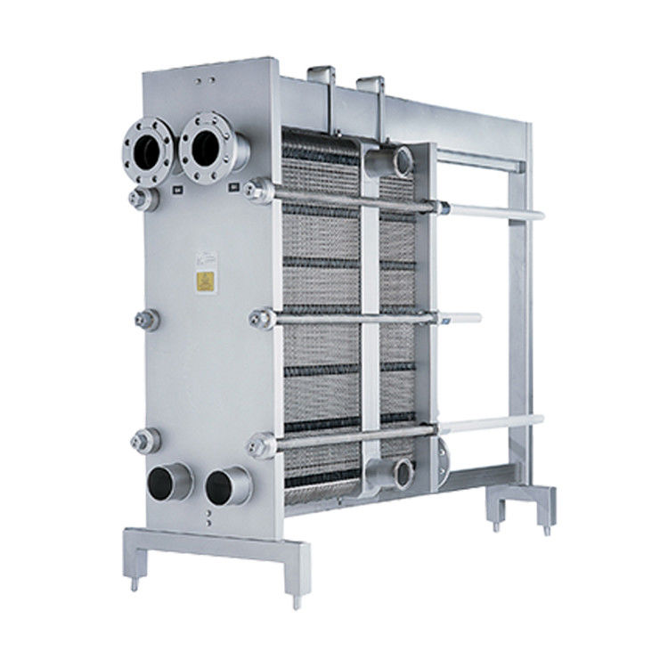 Gasketed Nickel Plate And Frame Heat Exchanger Low pressure lose In Falling Film