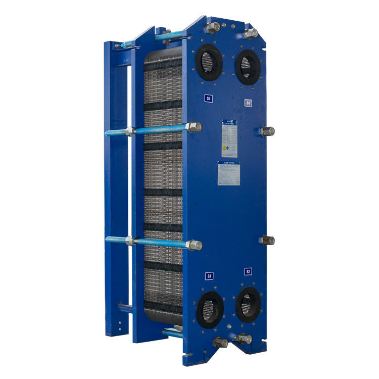 Flexible Design Plate Type Cooler , Plate To Plate Heat Exchanger High Reliability