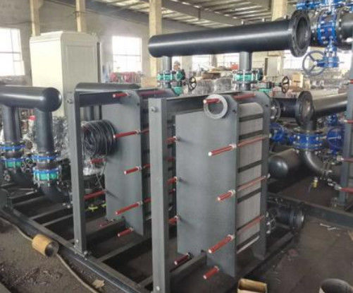 Carbon Steel Plate Type Cooler Long Service Life  Sensitive Temperature Control